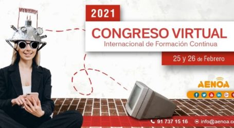 El Congreso Internacional de Formación Continua Aenoa abrirá para el público y ponentes Colombianos