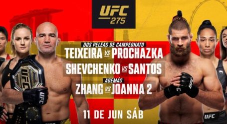 UFC® hará historia en Singapur con UFC® 275: TEIXEIRA vs. PROCHAZKA